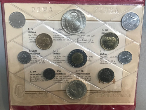 Serie valori italia - serie, 1994