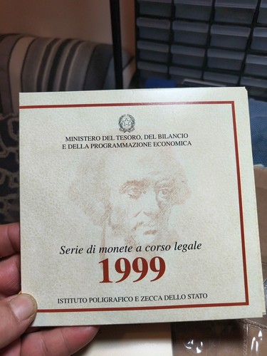 Italia 1999 divisionale zecca - divisionale,