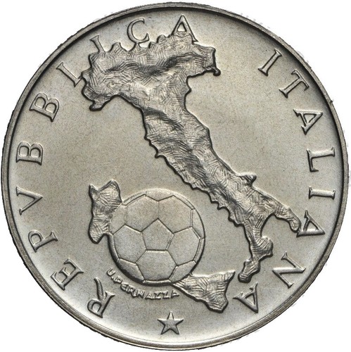 500 lire 1986 - 1986, calcio