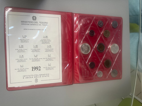 Serie valori italia 1992 - serie,